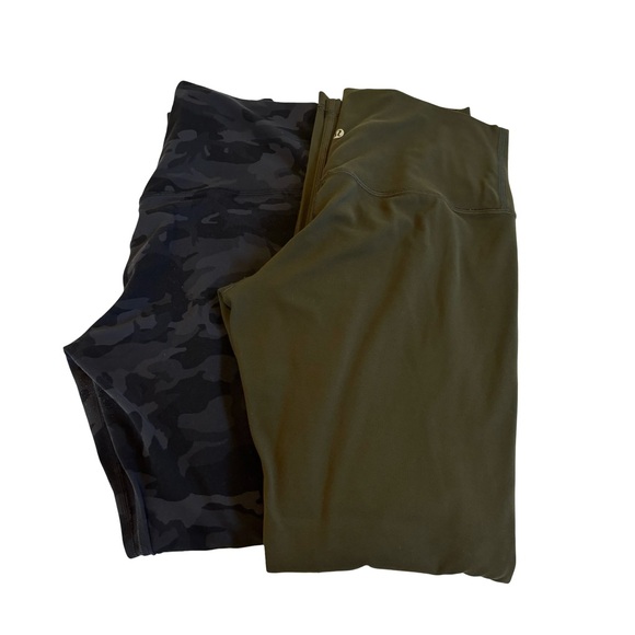 Lululemon Bundle Two Leggings Size 10 Pre-Loved - Picture 1 of 8